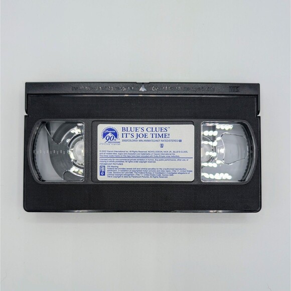 RARE! OOP VHS Blue's Clues It's Joe Time Steve Goes to College Big Book About Us - Picture 3 of 4